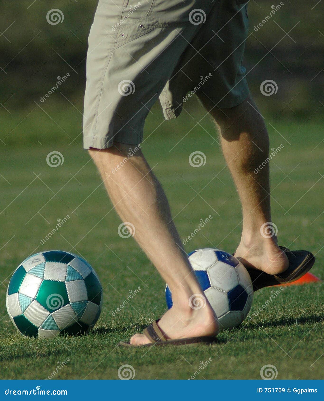 soccer flip flops