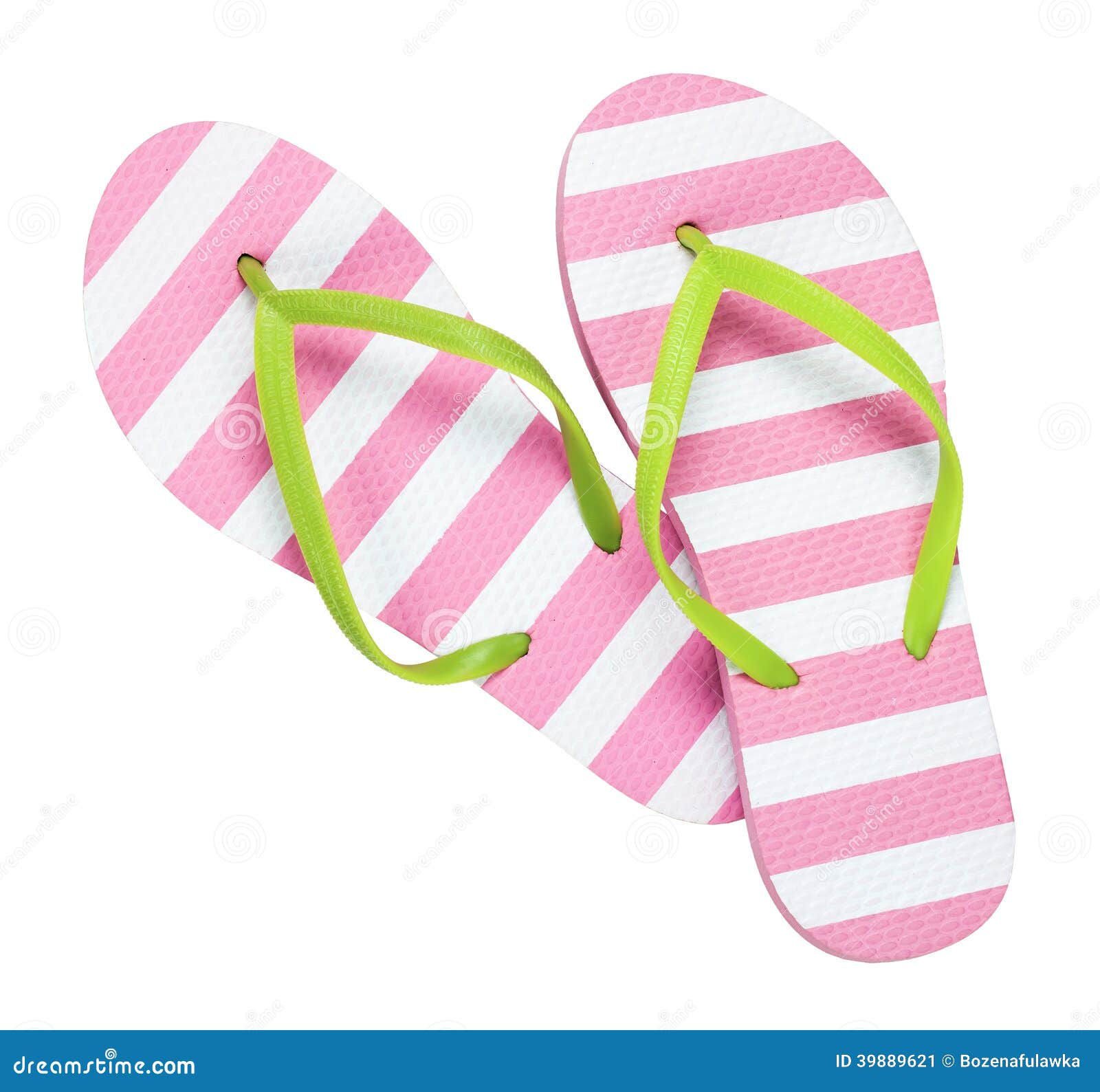 Flip Flops stock image. Image of green, flip, white, shoes - 39889621