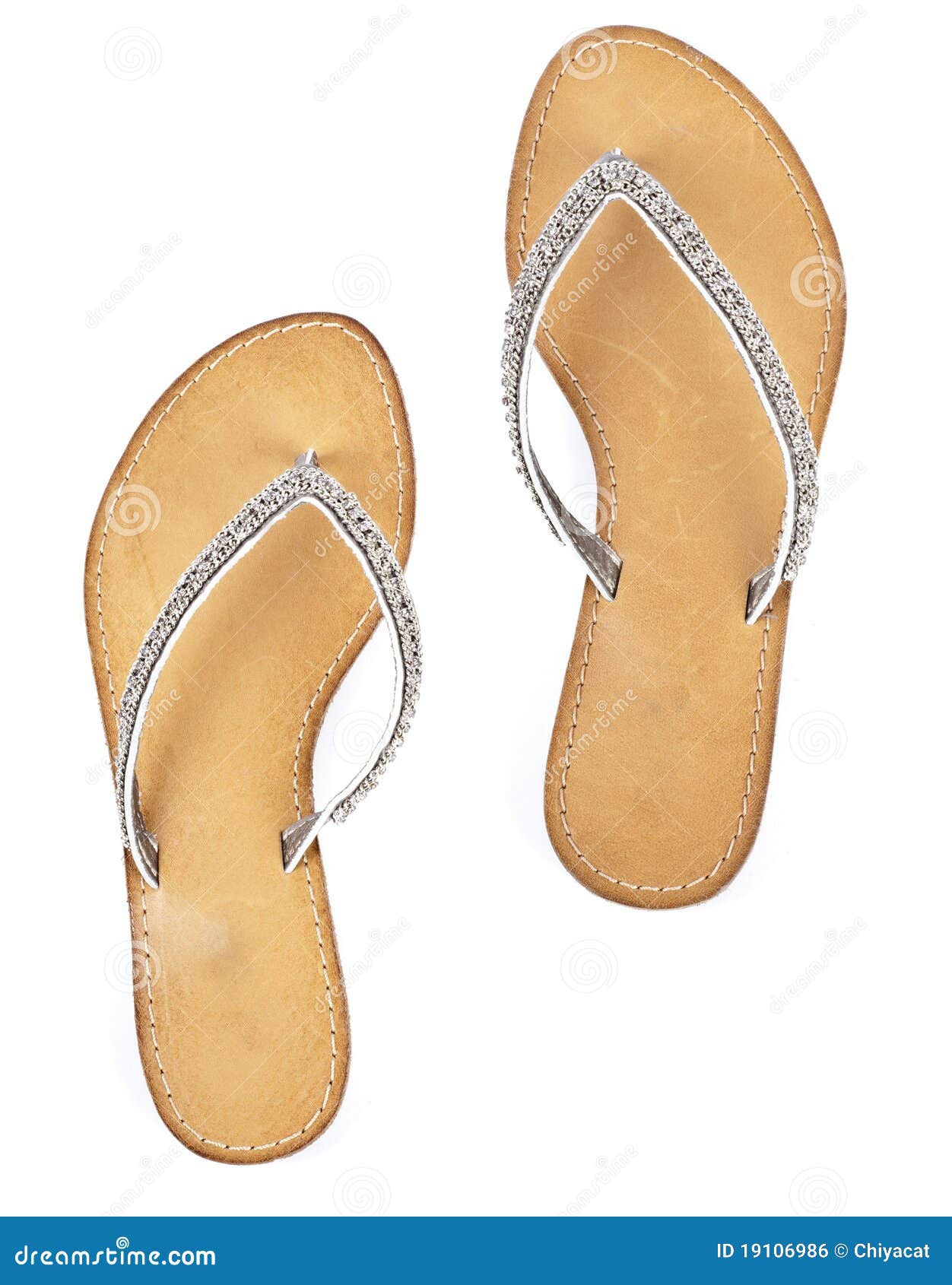 Flip Flops with Leather Soles Stock Photo Image of closeup, flops