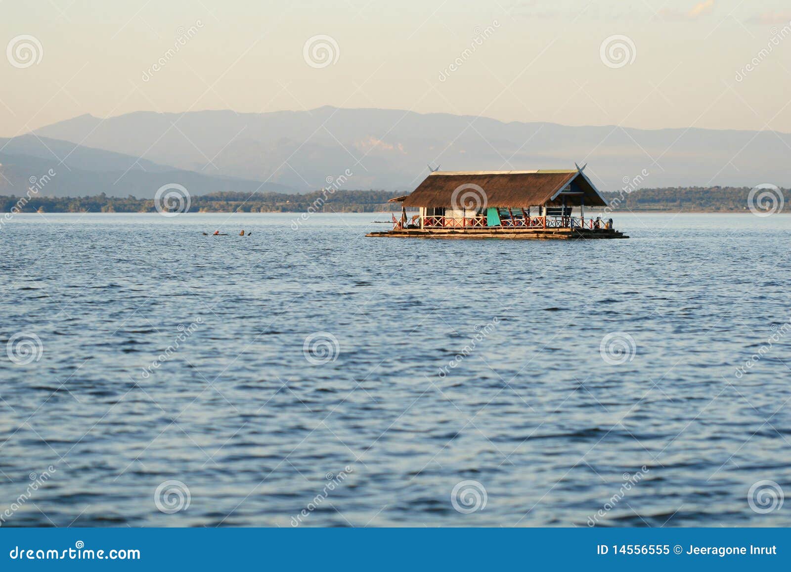 Float Raft Downstream stock image. Image of village, river 14556555