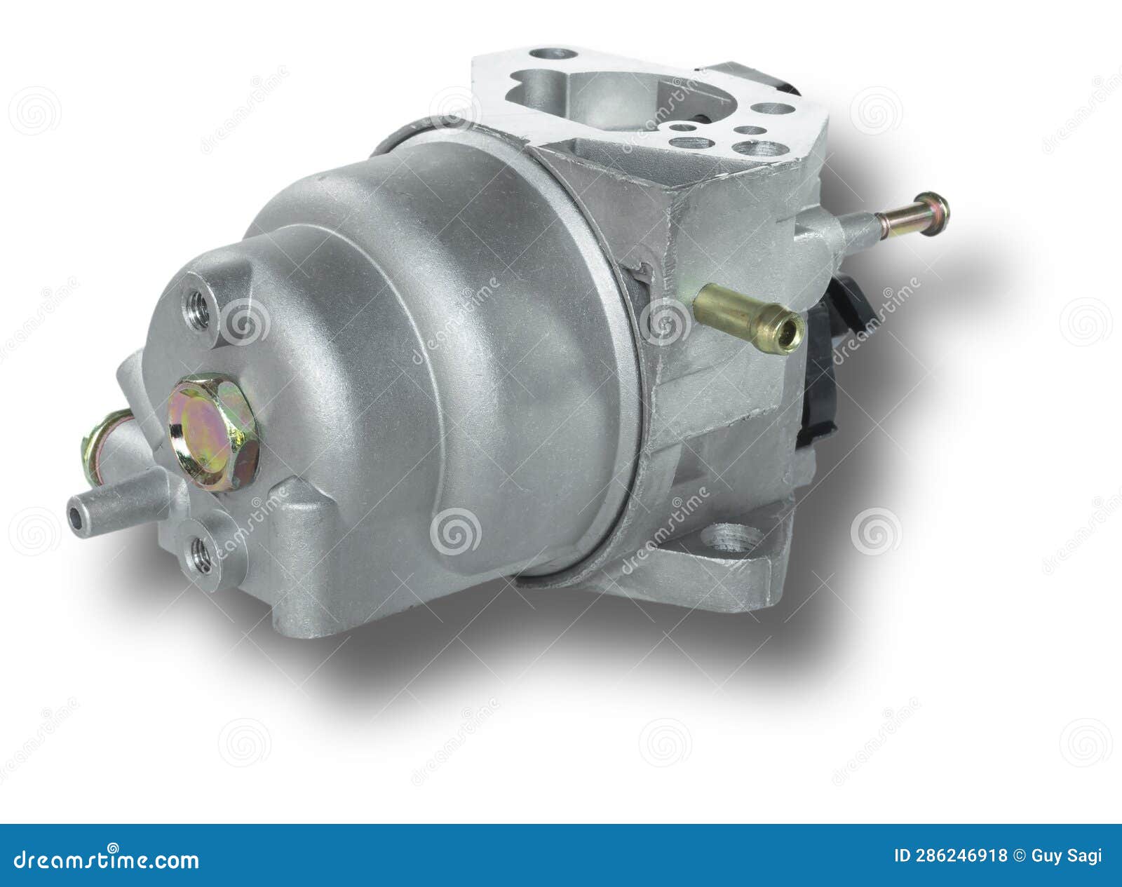 Float Side of a Gas Engine Carburetor Stock Photo Image of piece