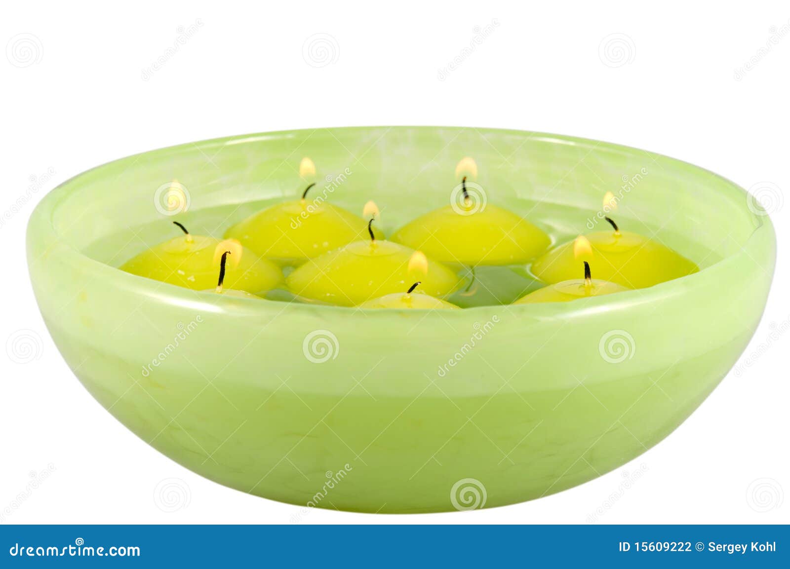 Floating candles. stock photo. Image of flame, ball, float 15609222