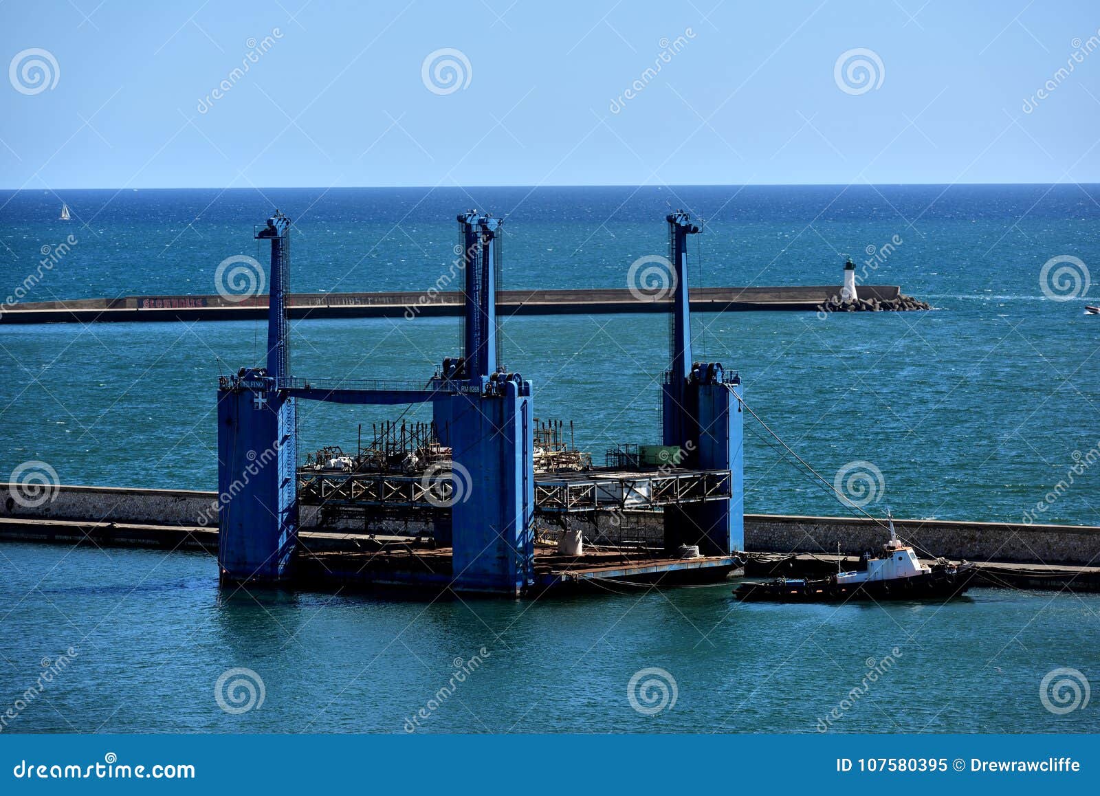 Floating Dock in the Port of Cagliari Editorial Image - Image of sunken,  wall: 107580395