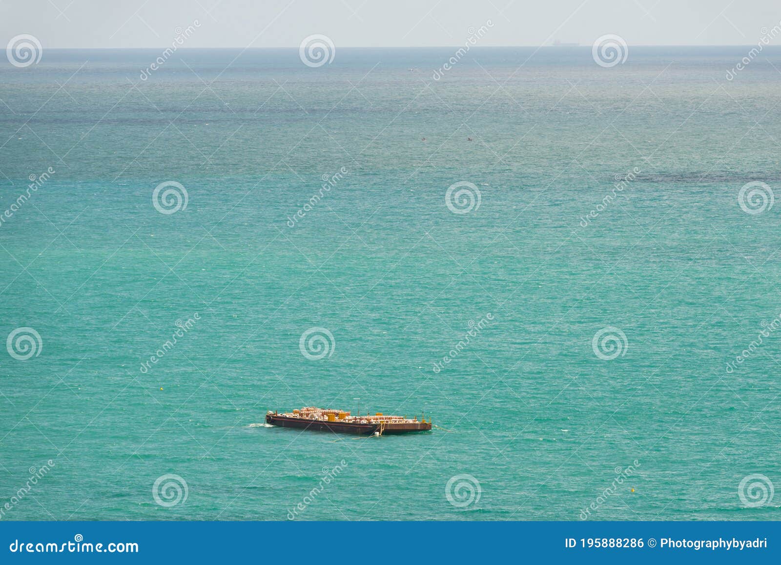 Floating Fishing Platform in the Atlantic Ocean Near Recife in Brazil Stock  Photo - Image of horizon, boat: 195888286