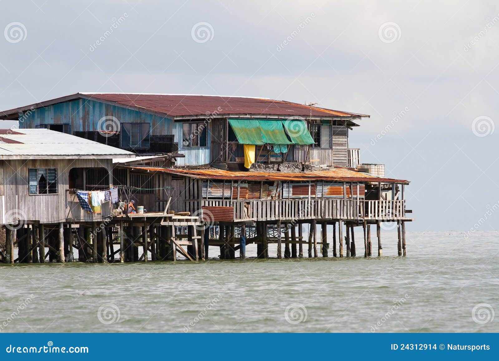 Floating Homes On Horseshoe Pond In Presque Isle State Park On The