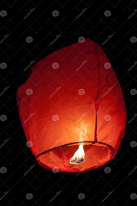 Floating lantern stock image. Image of tradition, firework 29662701