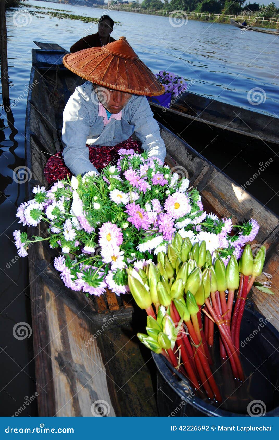 Floating Market In Inle Lake. Editorial Photography ...