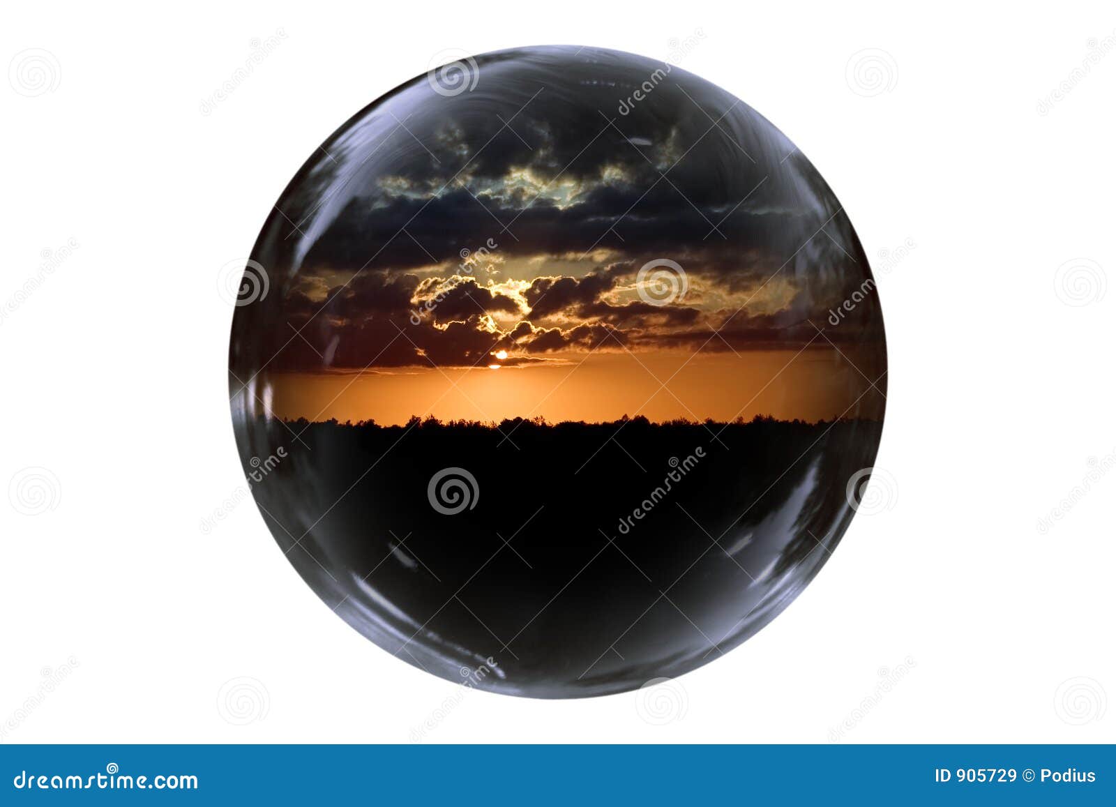 Floating Sunset stock image. Image of bubble, furry, nature - 905729