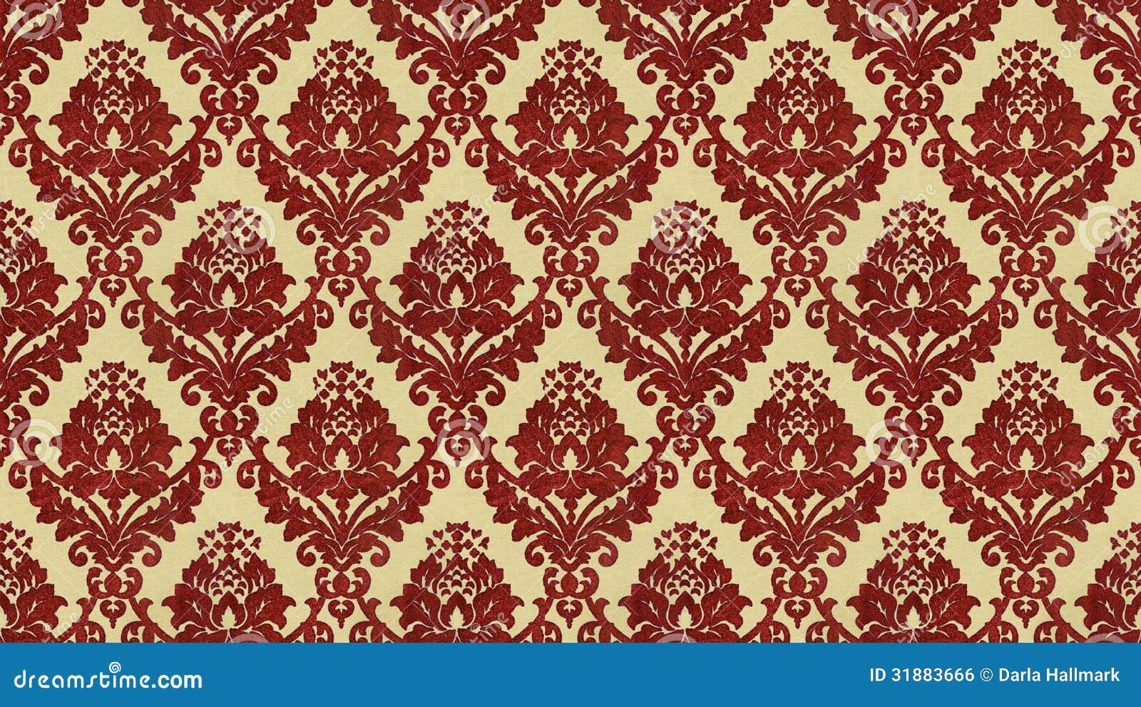 Flocked Damask Style Vintage Pattern Stock Photo Image of ornate