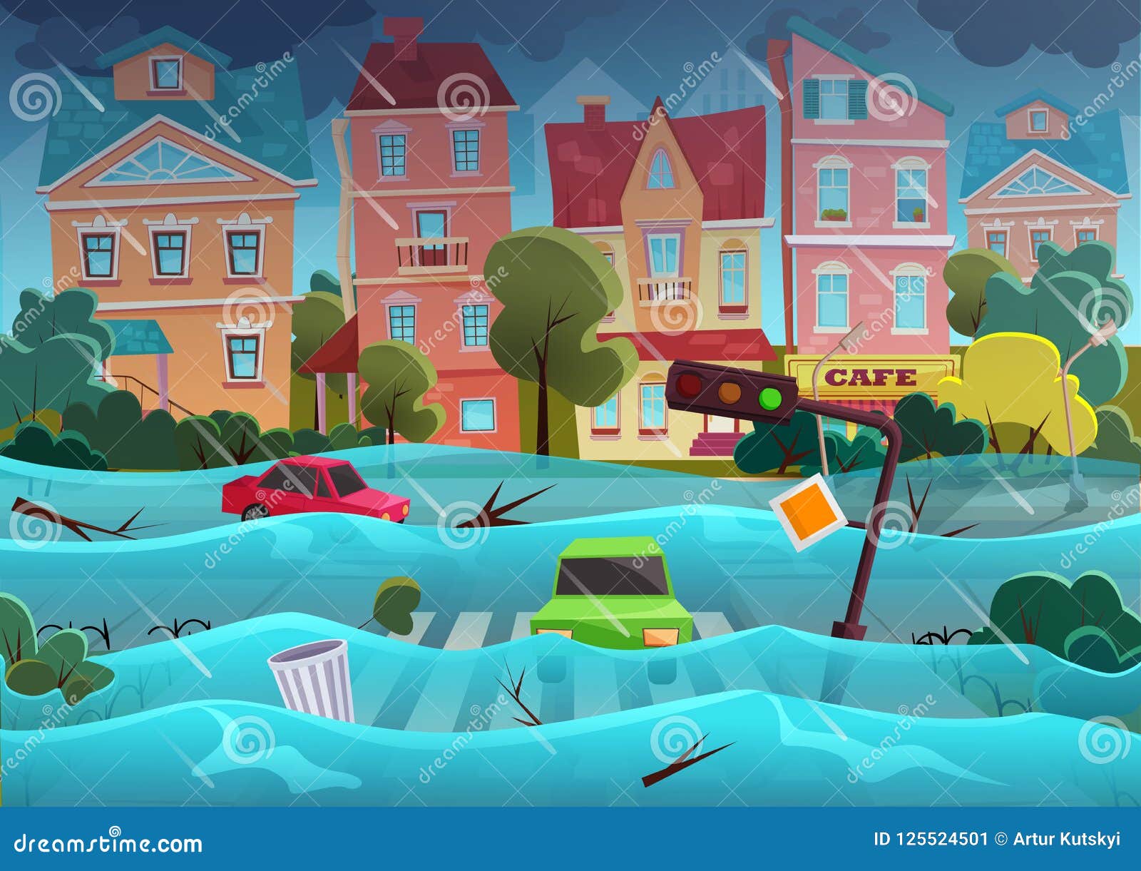 Tilstand tolerance mandat Flood Stock Illustrations – 19,944 Flood Stock Illustrations, Vectors &  Clipart - Dreamstime