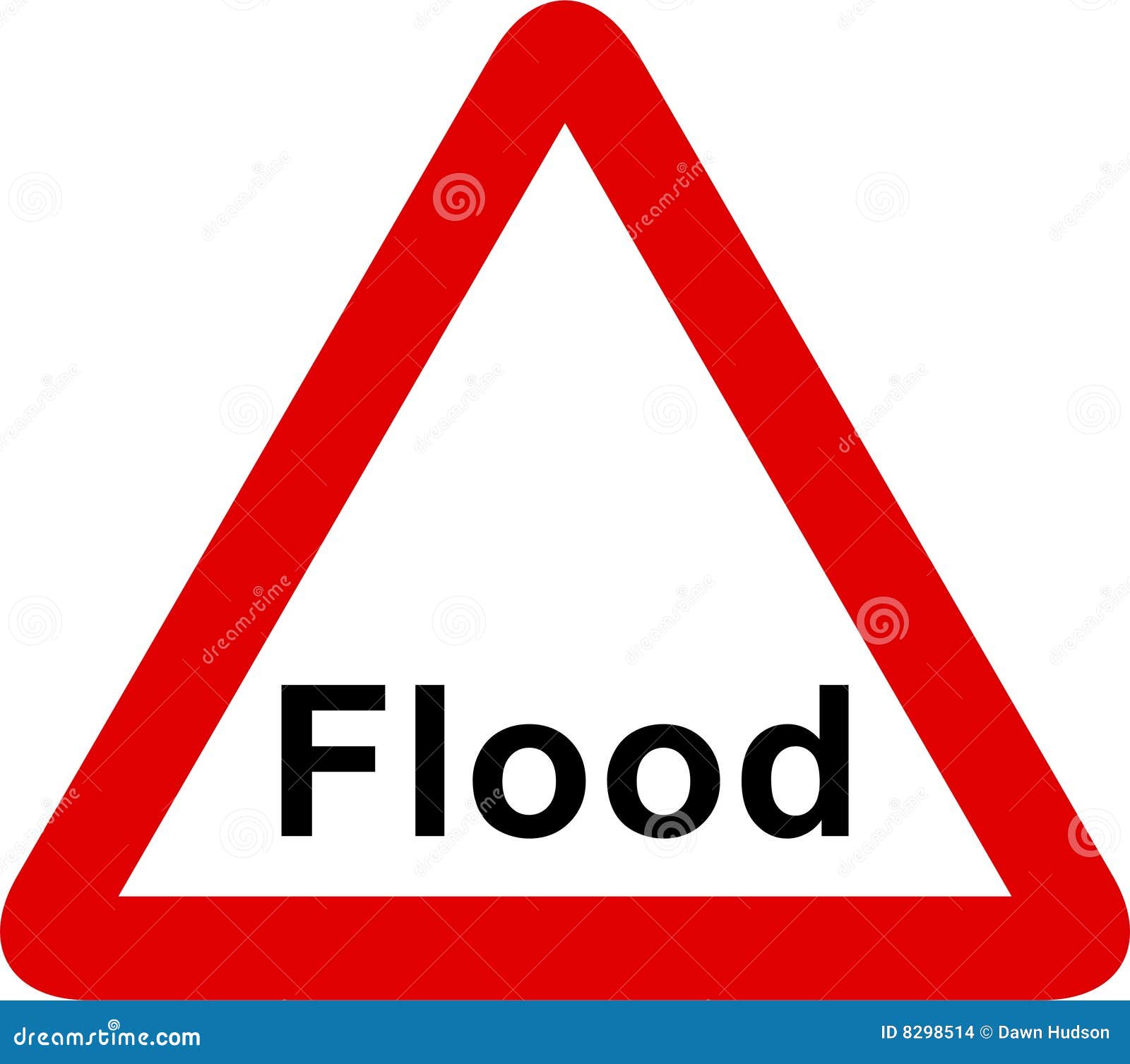 Flood Sign Stock Images - Image: 8298514
