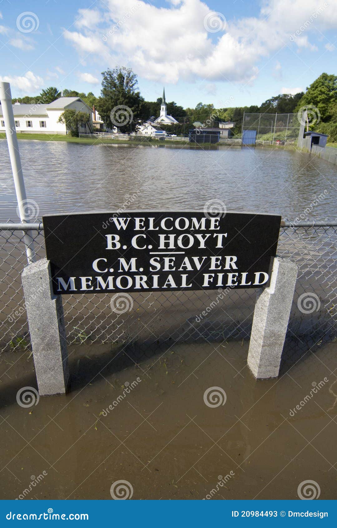 Flooding Williamstown Vermont Hurricane Irene Editorial Stock Photo