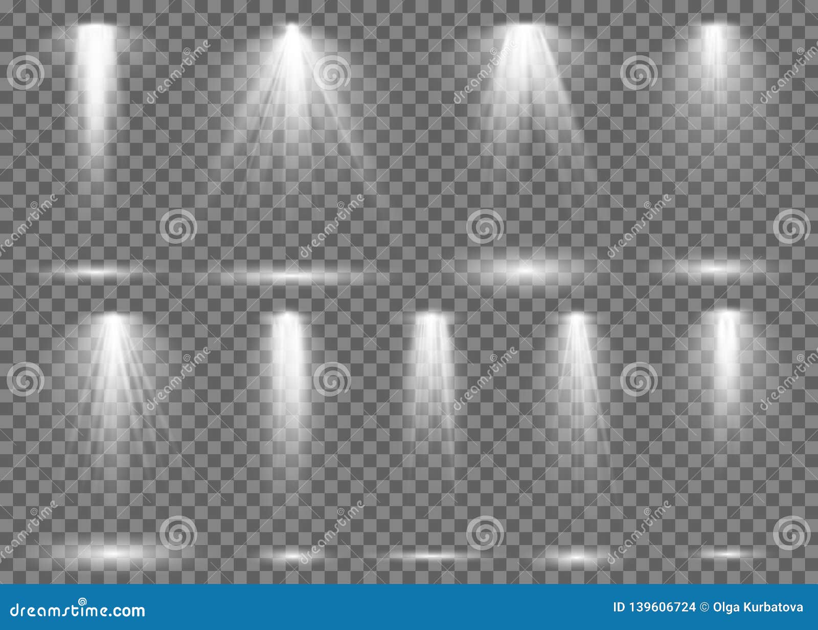 floodlight. light spotlight stage beam, spot lamp projection studio lights beam concert club show scene illumination set