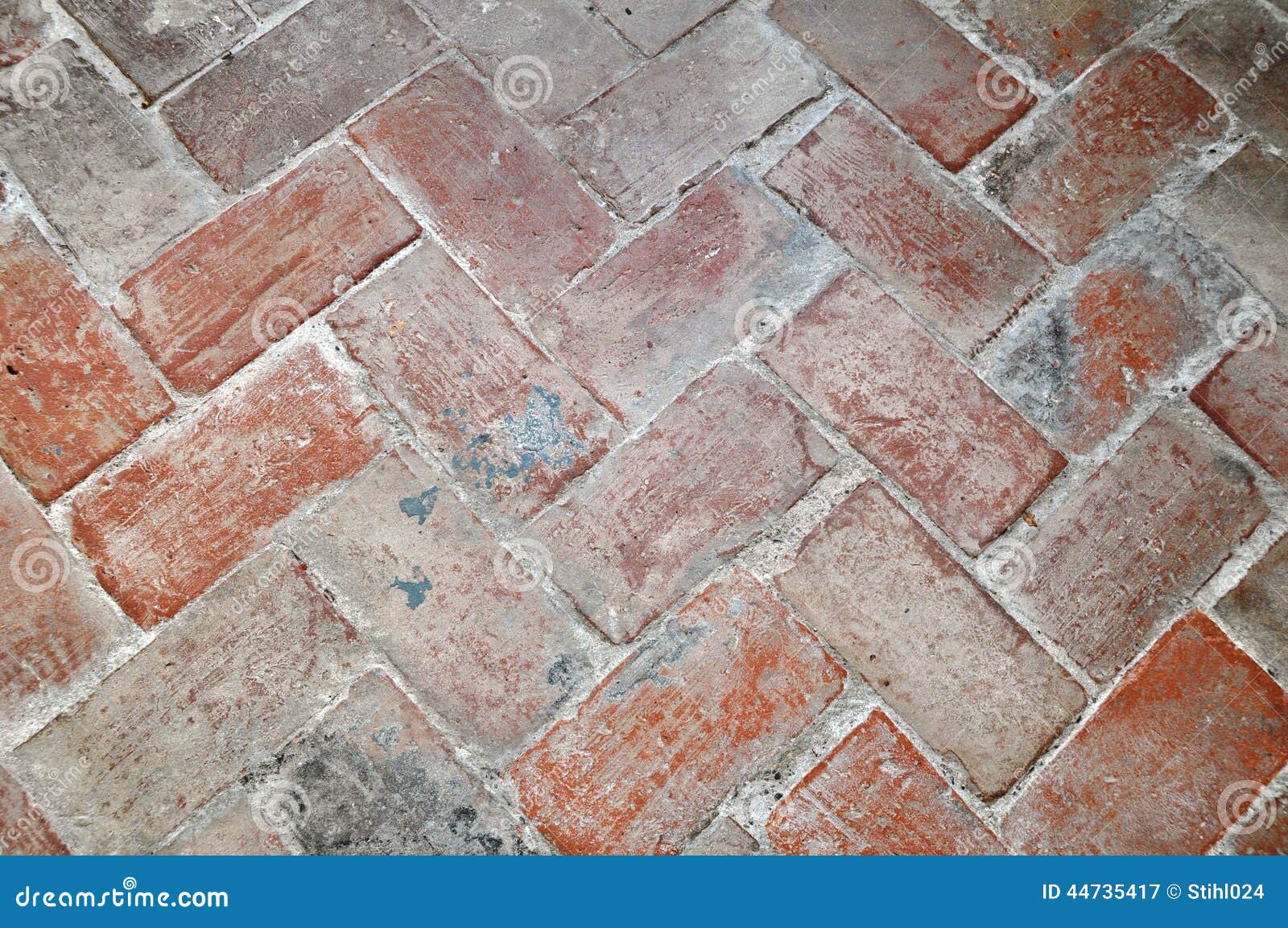 Floor of Bricks in Herringbone Pattern Stock Image Image of pattern