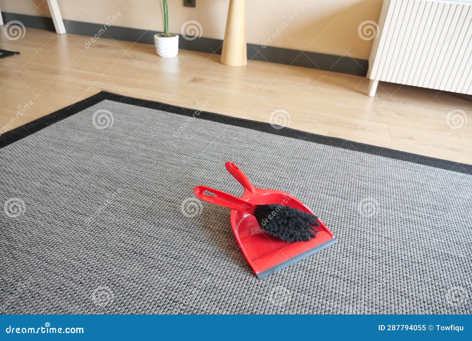 Floor Dust with Dust Pan Close Up , Stock Image Image of clear, broom