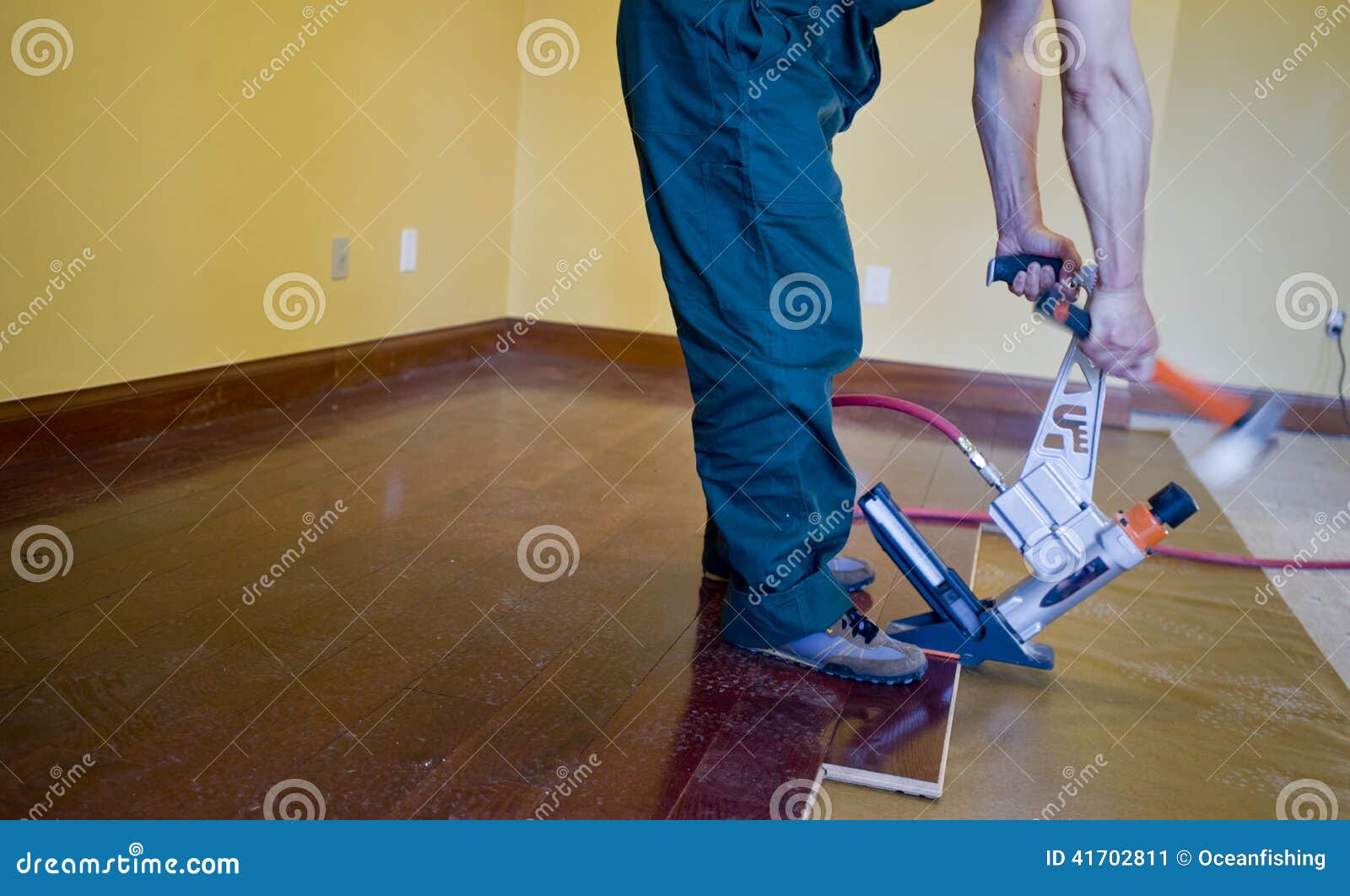 Floor installation stock image. Image of moving, concrete 41702811