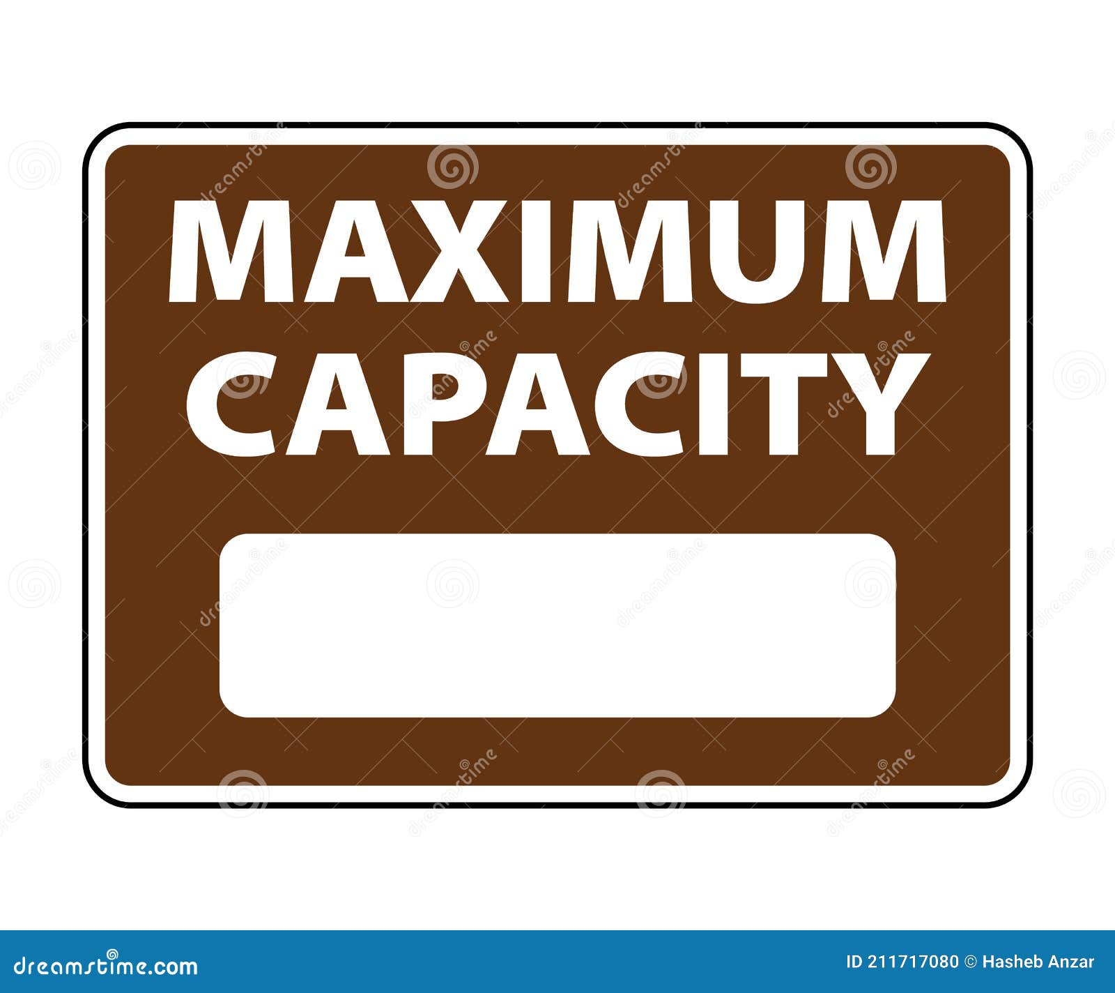 maximum-capacity-sign-vector-eps10-capacity-sign-stock-vector