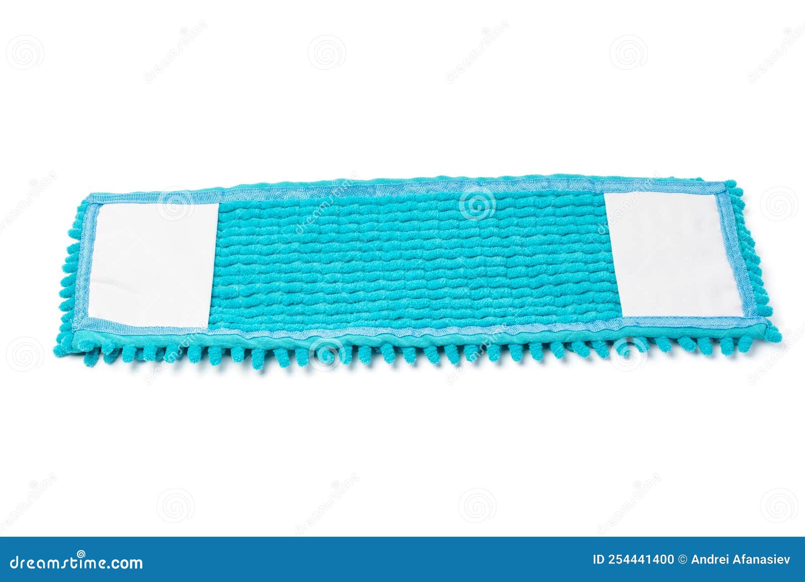 Floor Mop Cloth for Mopping the Floor Isolated on White Background