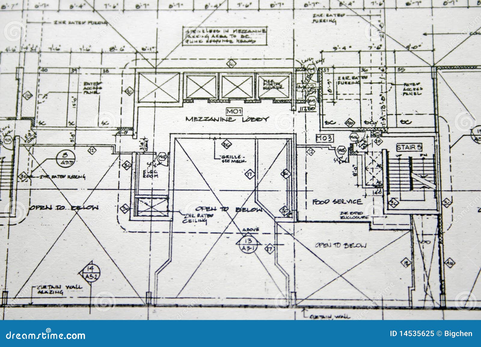 Floor Plan Drawing Stock Image Image Of Blueprints Engineer