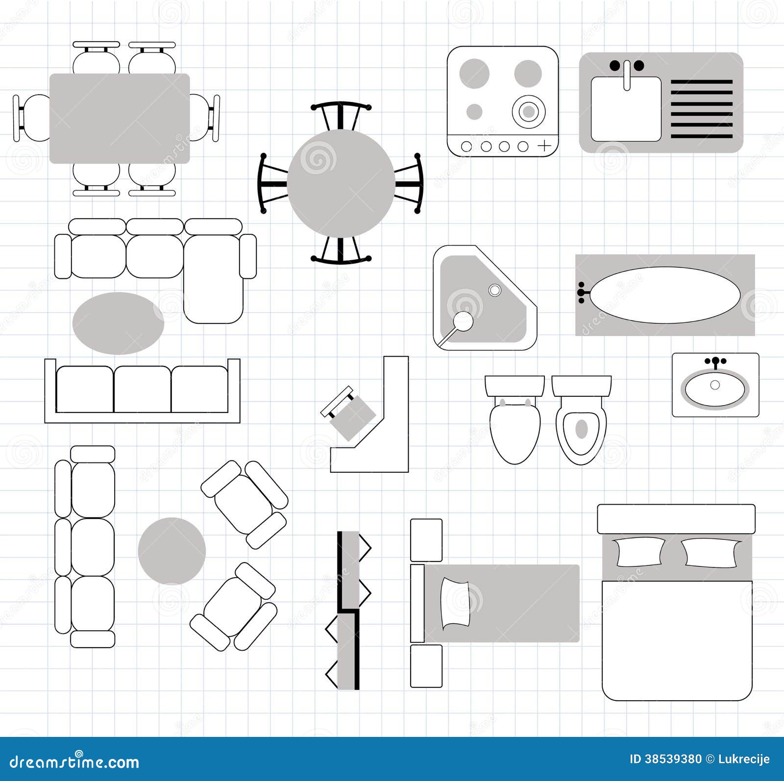 2d furniture clipart - photo #45