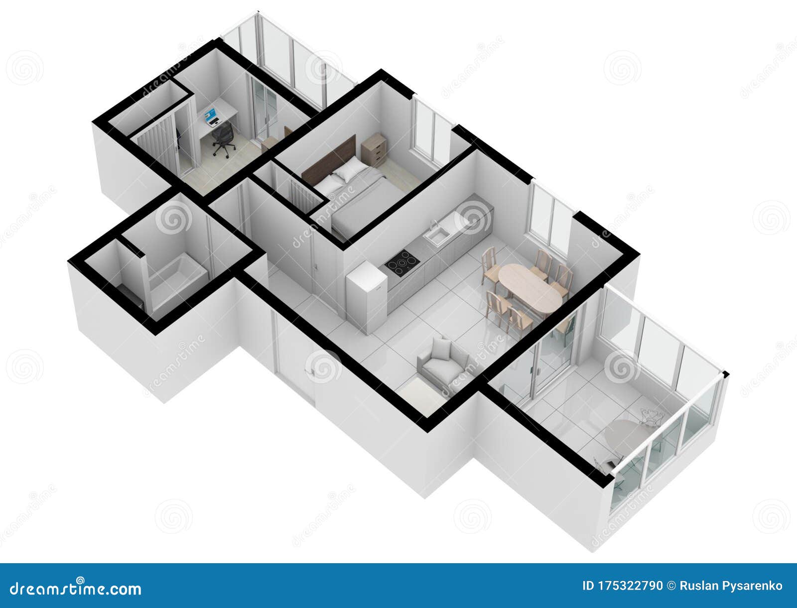 Floor Plan Sketch. Floorplanner. Floor Plan. Living Space with