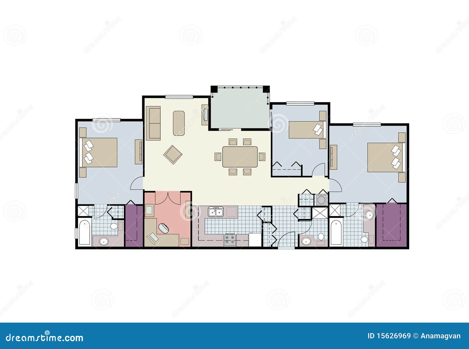 floor plan furniture clipart download - photo #32