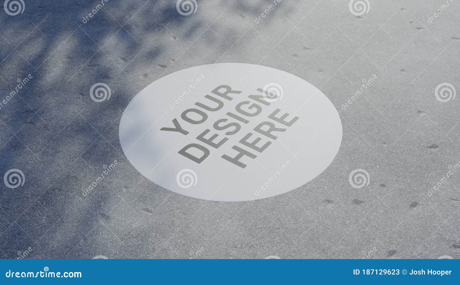 Download Floor Sticker Concrete Mockup 3d Rendering Stock Illustration Illustration Of Diagram Quote 187129623
