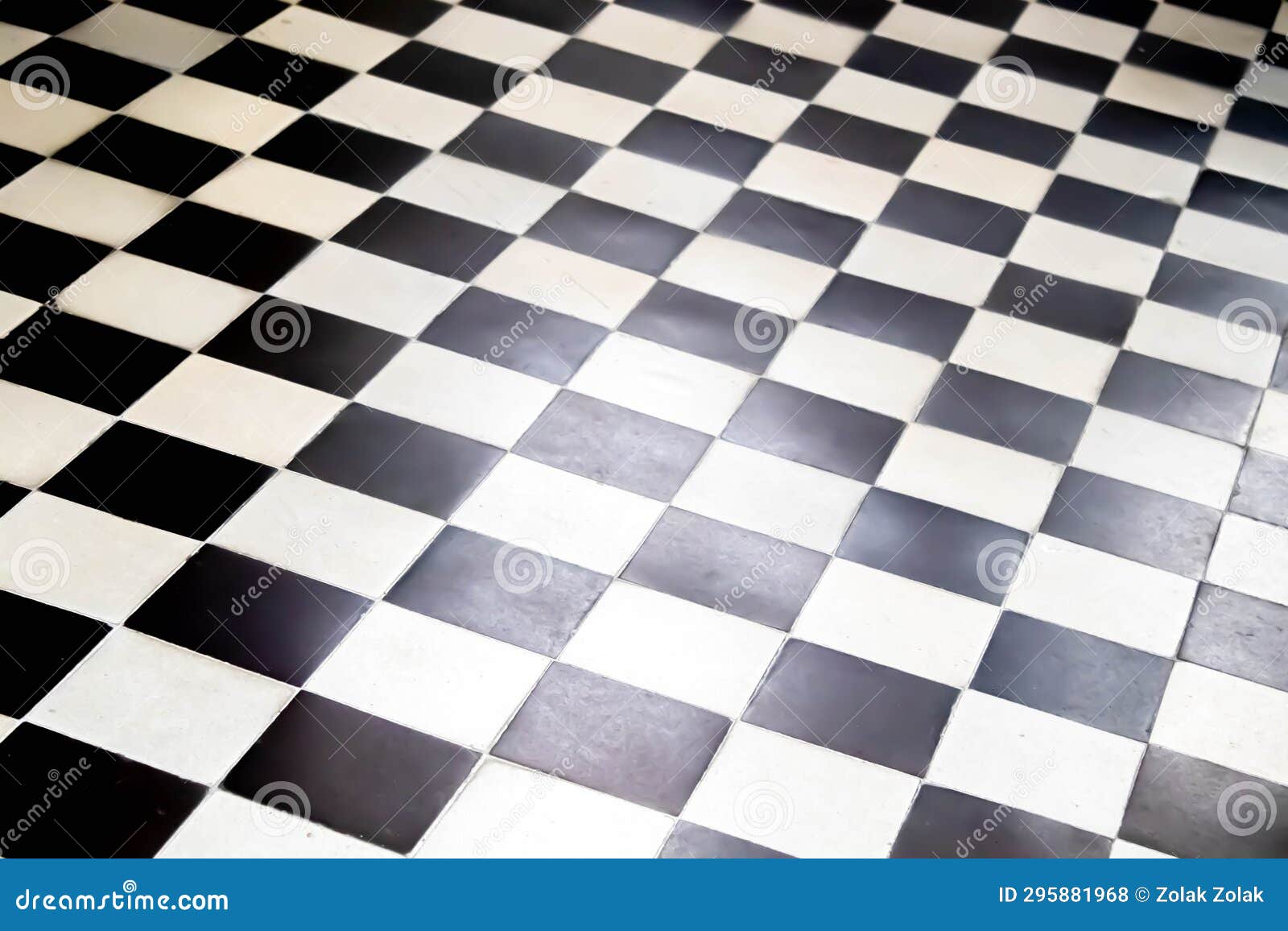 Floor Tiles-mosaic Background, Interior Design. the Black and White ...