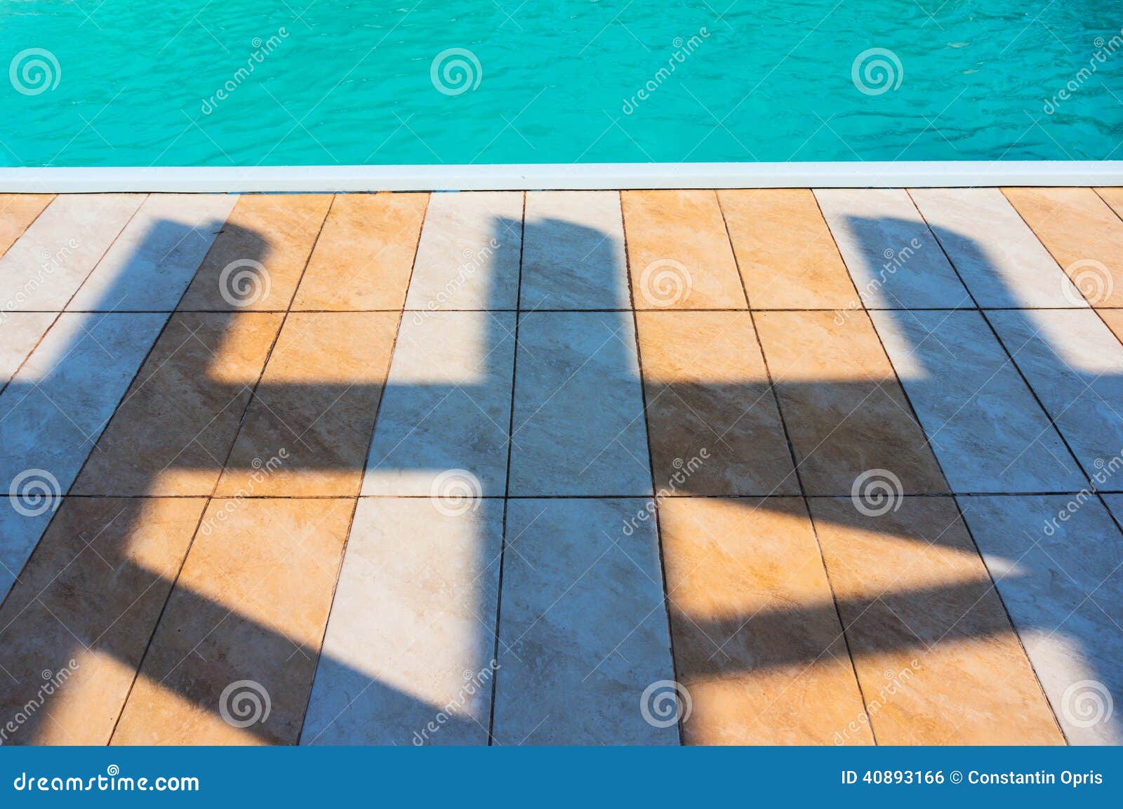 Floor Tiles And Swimming Pool Stock Photo - Image of tiled, floor: 40893166