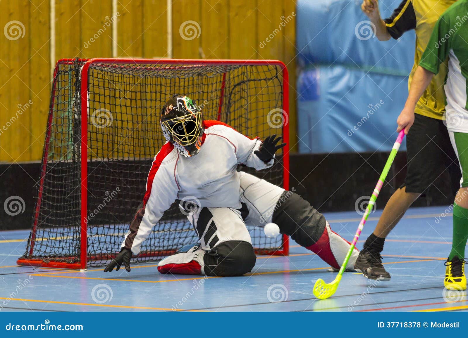 Floorball game stock photo. Image of floorball, protective 37718378