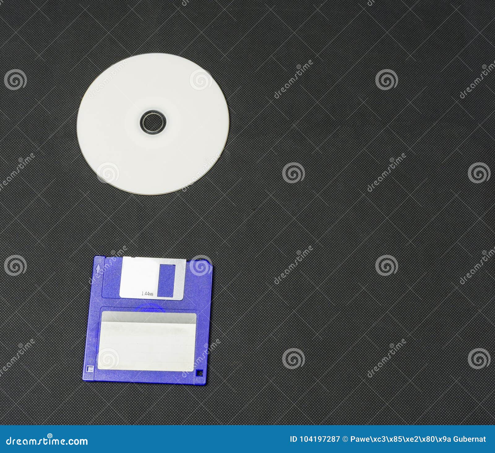 Floppy disk and CD DVD. stock image. Image of model 104197287
