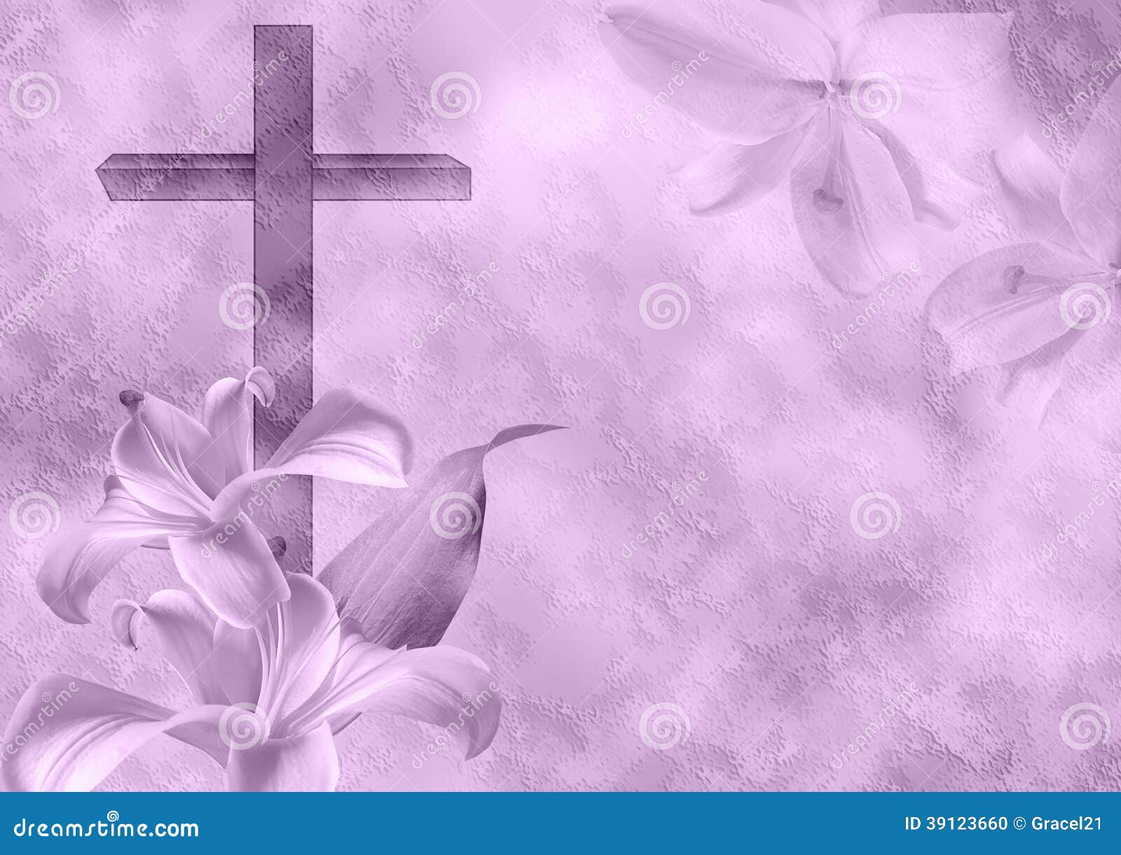 Cruz Cristã E Flor De Lírio Ilustração Stock - Ilustração de espiritual,  creativo: 39123660, image size:1600x1221
