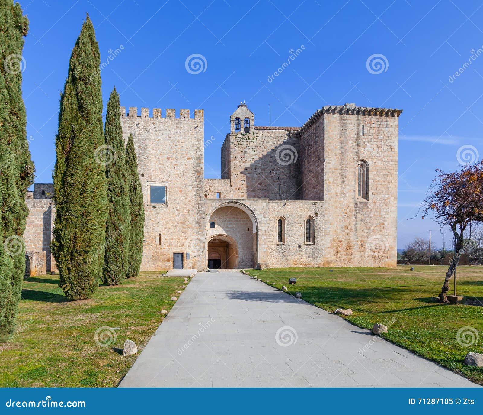 flor da rosa monastery in crato. belonged to the hospitaller knights