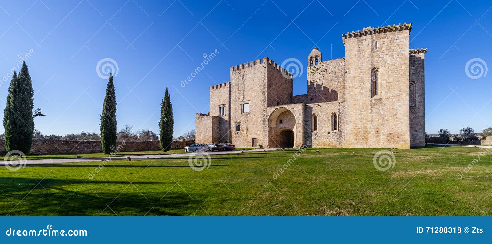 flor da rosa monastery in crato. belonged to the hospitaller knights