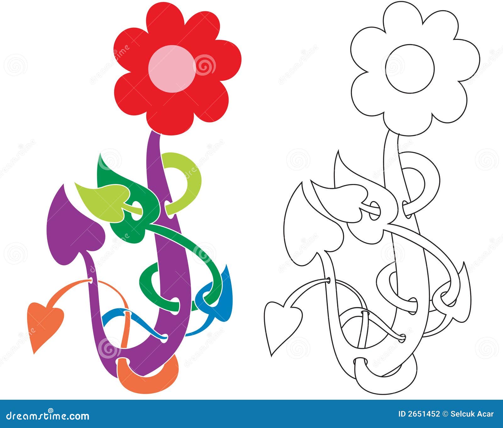 Flor de la hélice ilustración del vector. Ilustración de ornamento - 2651452 Flor de la hélice ilustración del vector. Ilustración de ornamento - 2651452