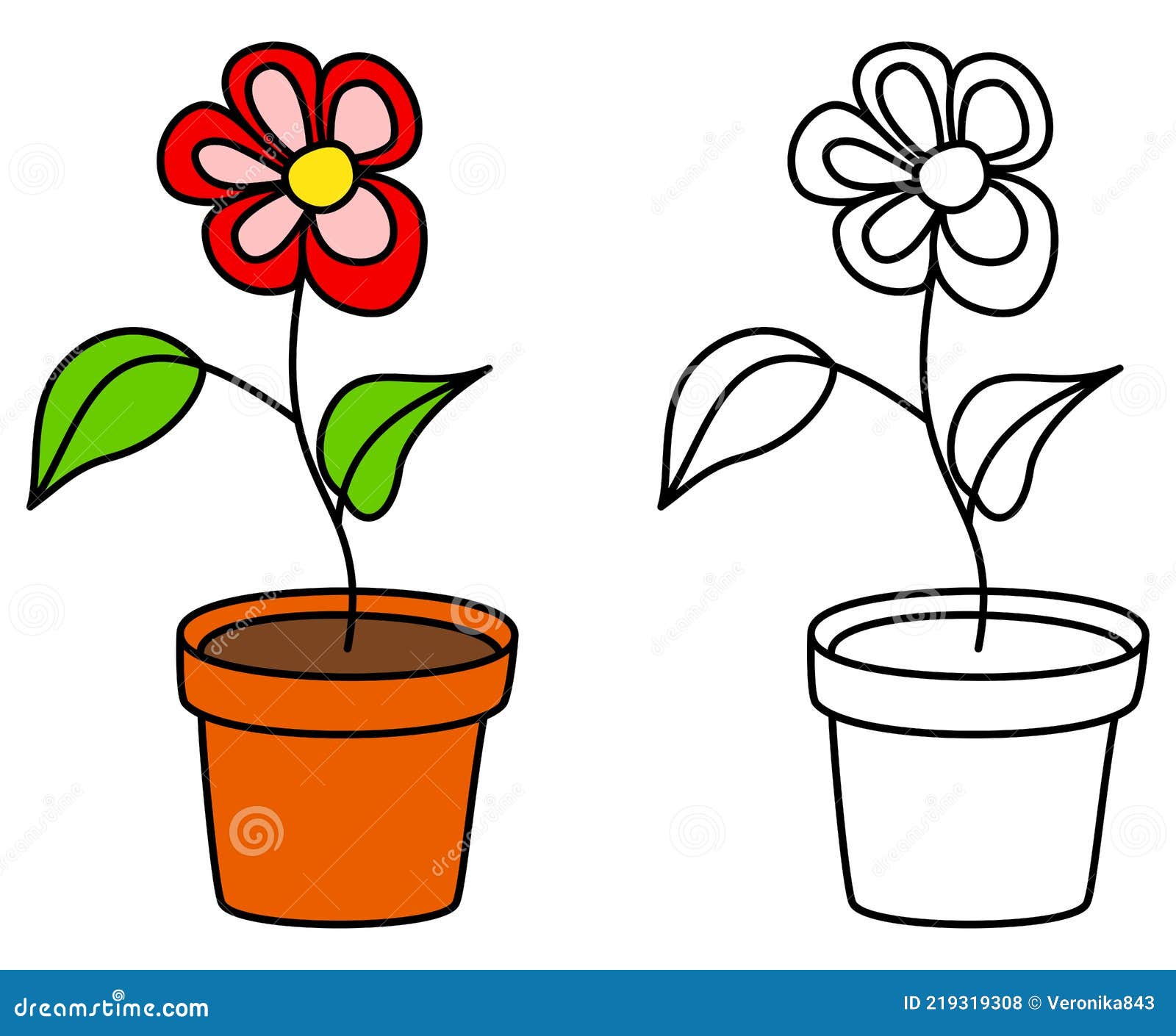 Flor En Maceta Colorido Y Blanco Y Negro. Página De Libro Para Colorear De Flores Para Niños. Ilustración Vectorial Aislada En Bla Ilustración del Vector - Ilustración de cubo, arte: 219319308 Flor En Maceta Colorido Y Blanco Y Negro. Página De Libro Para Colorear De Flores Para Niños. Ilustración Vectorial Aislada En Bla Ilustración del Vector - Ilustración de cubo, arte: 219319308