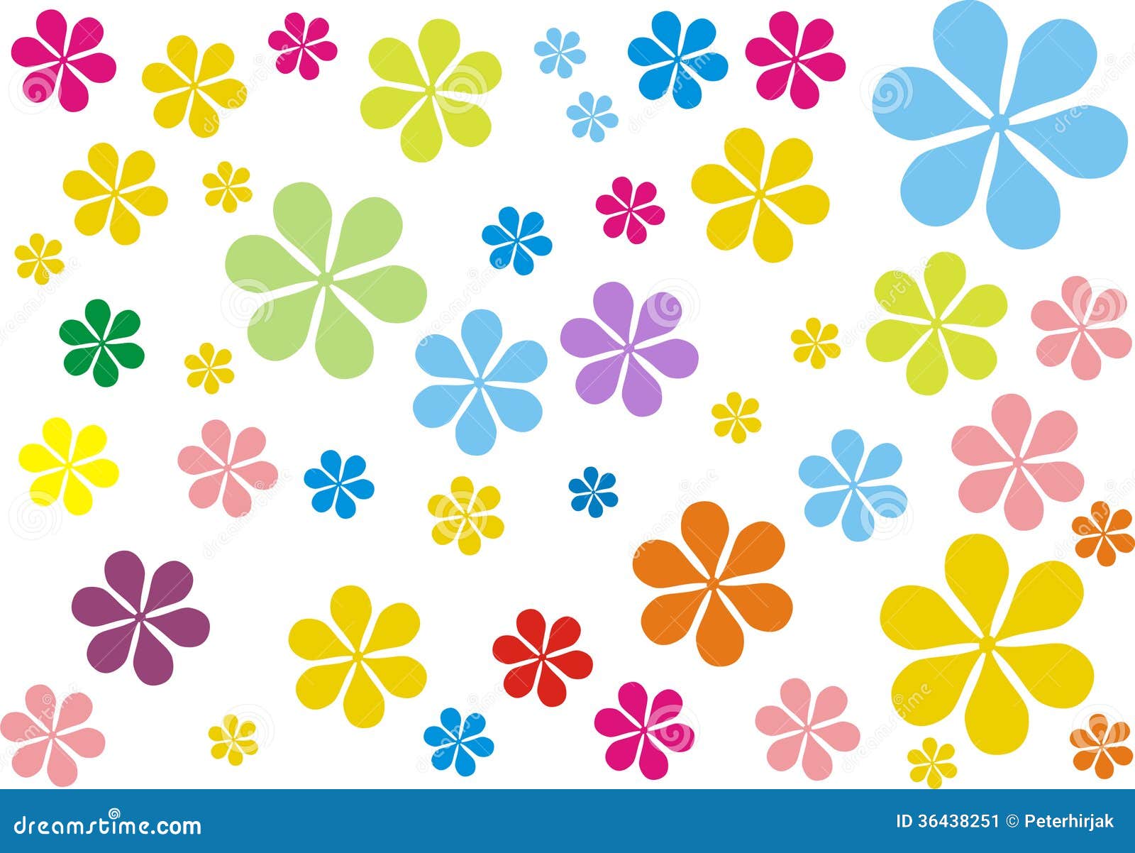 Flor retra - hippies stock de ilustración. Ilustración de flores - 36438251