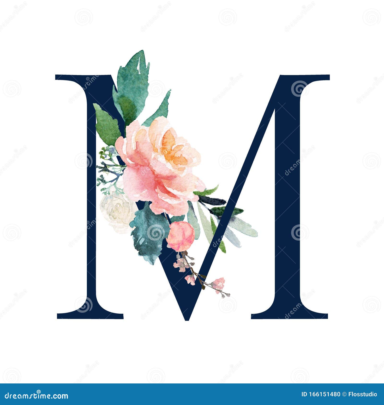 Free Free 184 Floral Letter M Svg SVG PNG EPS DXF File