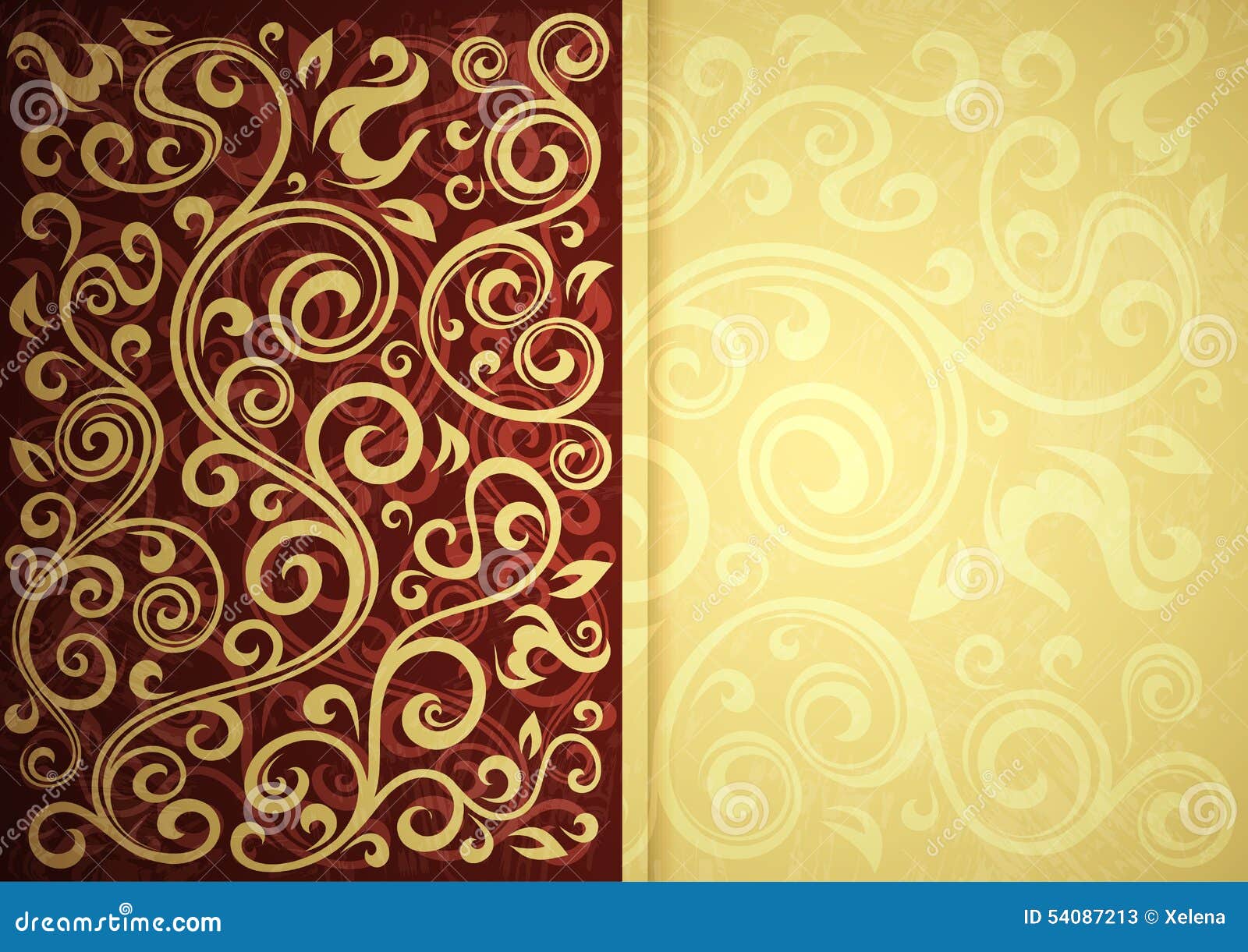 Floral backdrop stock vector. Illustration of floral 54087213