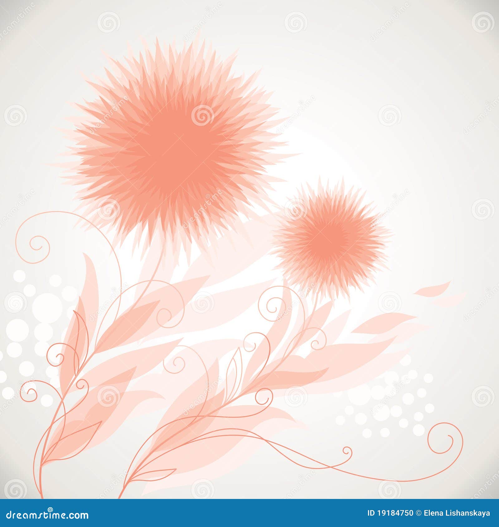 Floral Background stock vector. Illustration of floral - 19184750