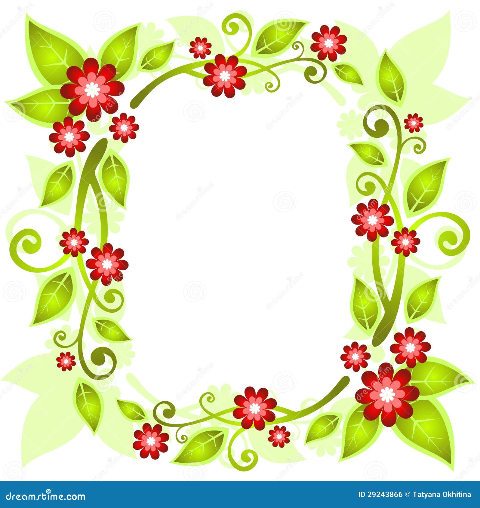 Floral background stock vector. Illustration of floral - 29243866