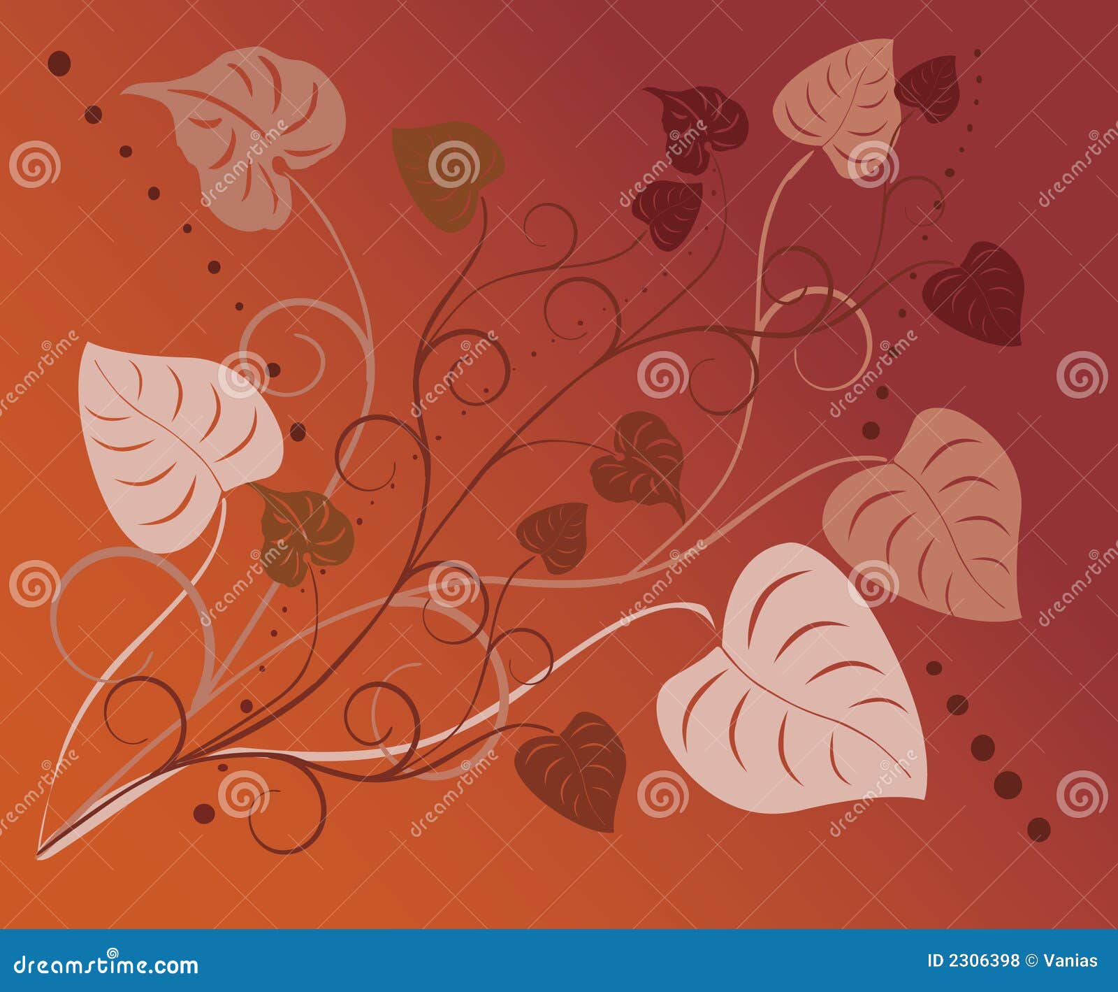 Floral Background - vector stock vector. Illustration of branch - 2306398