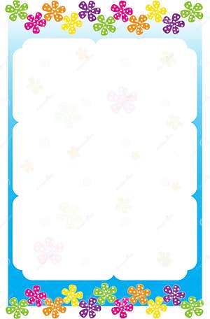 Floral Border Word Template Daxnorth
