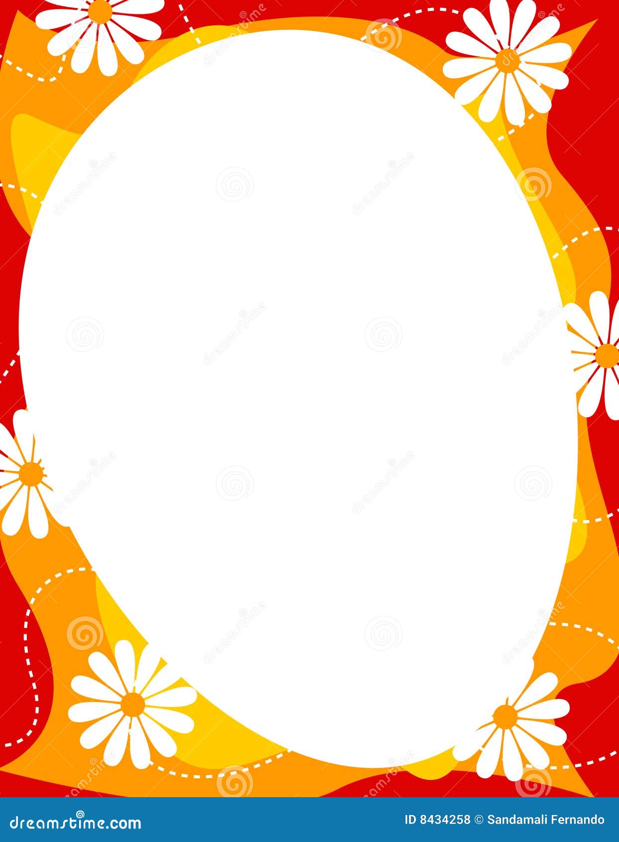 Floral Border - Spring And Summer Stock Vector ...
