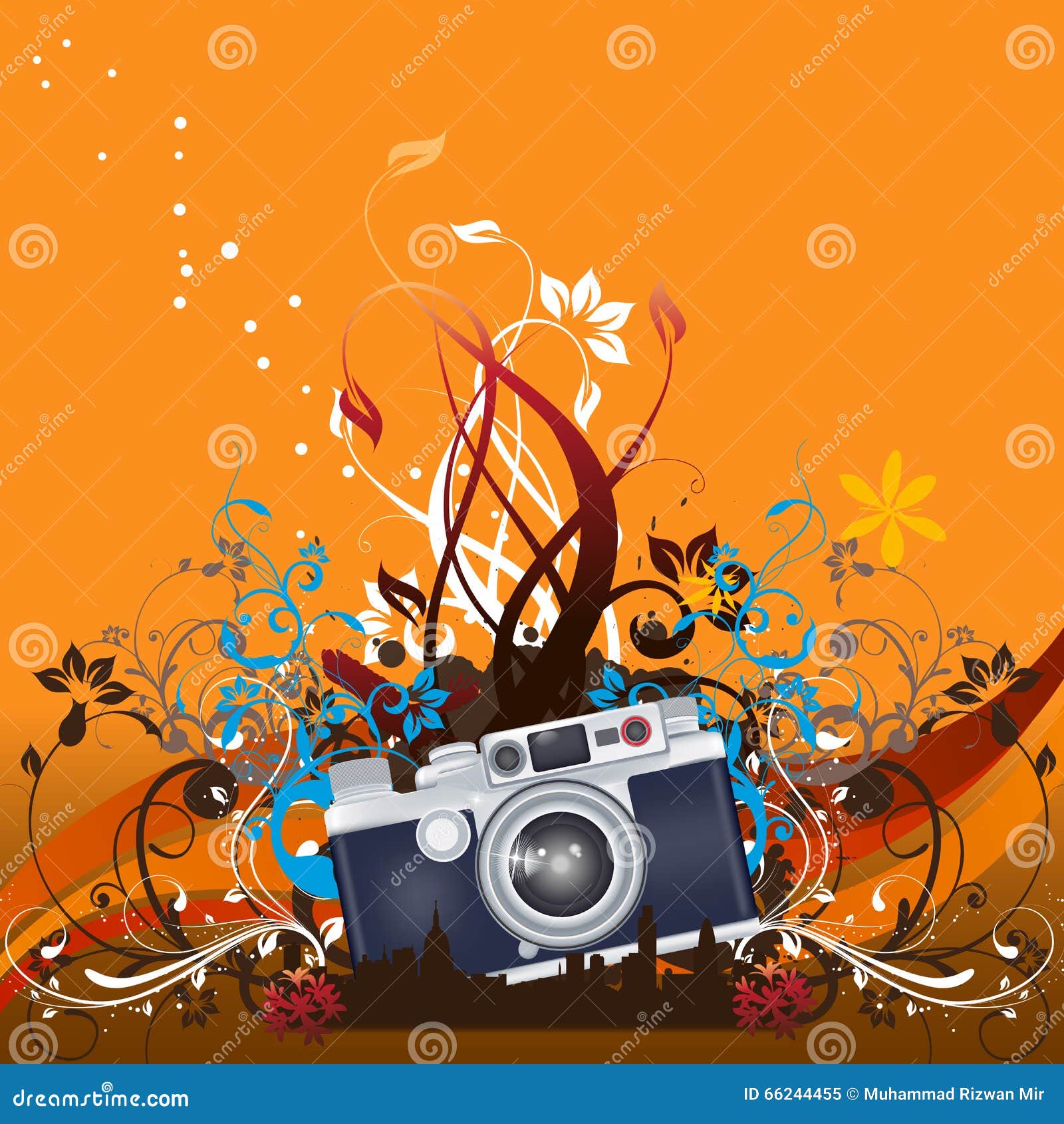 Download Floral Camera Vector Design Stock Vector - Illustration of ...
