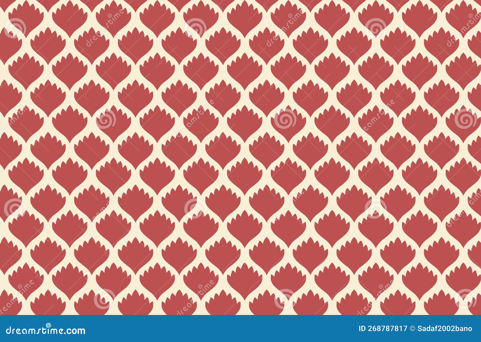 Floral Damask Seamless Pattern Background. Floral Pattern. Wallpaper