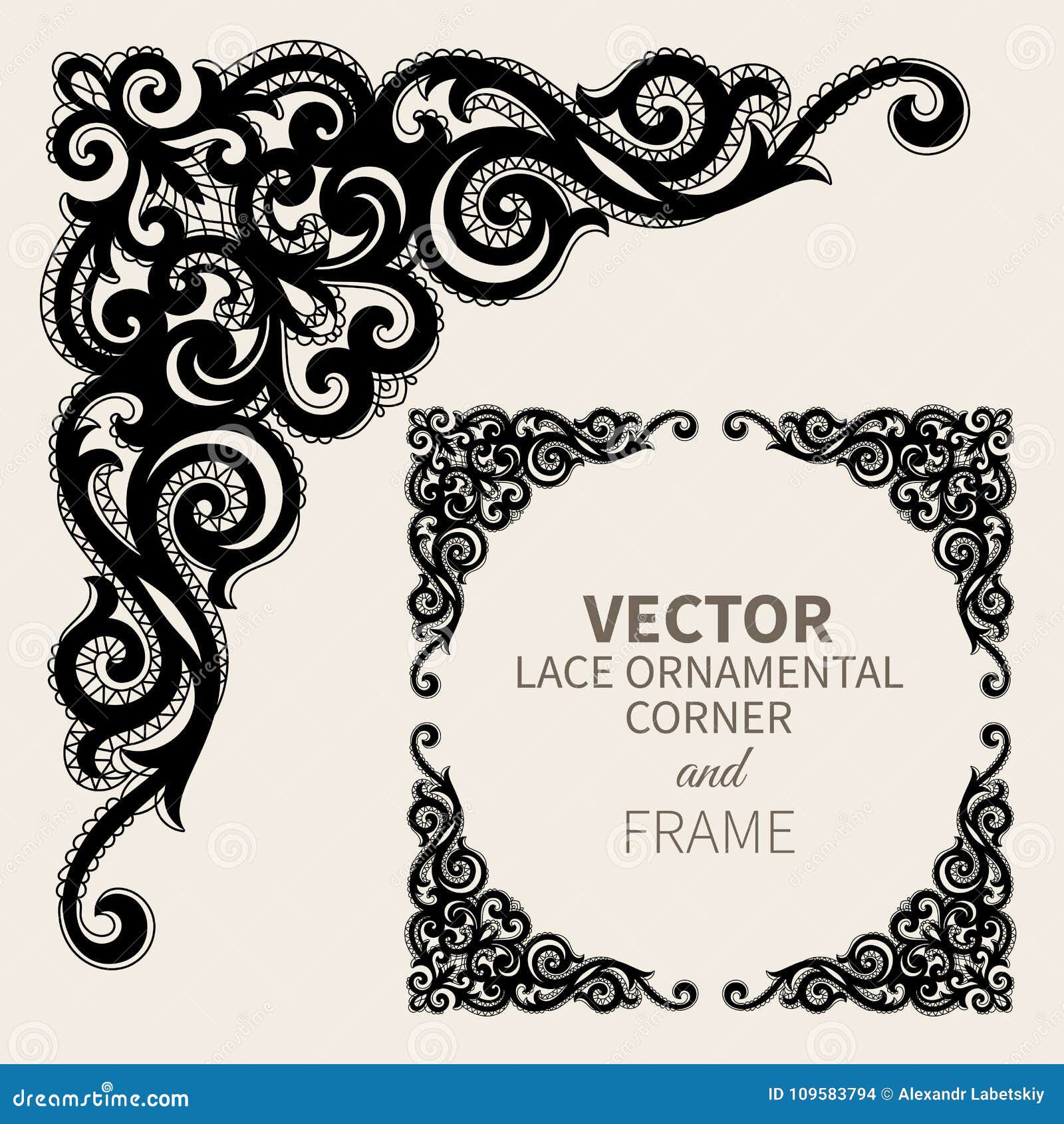 Vintage Victorian White Lace Corner Embellishment Antique
