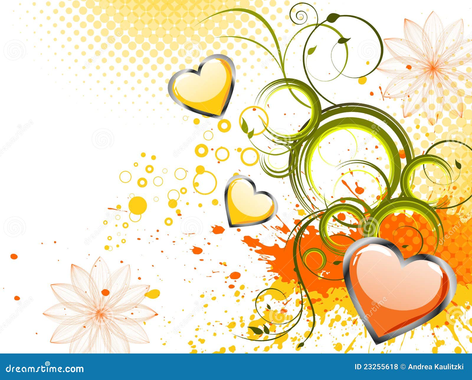 Floral heart design stock illustration. Illustration of curve 23255618