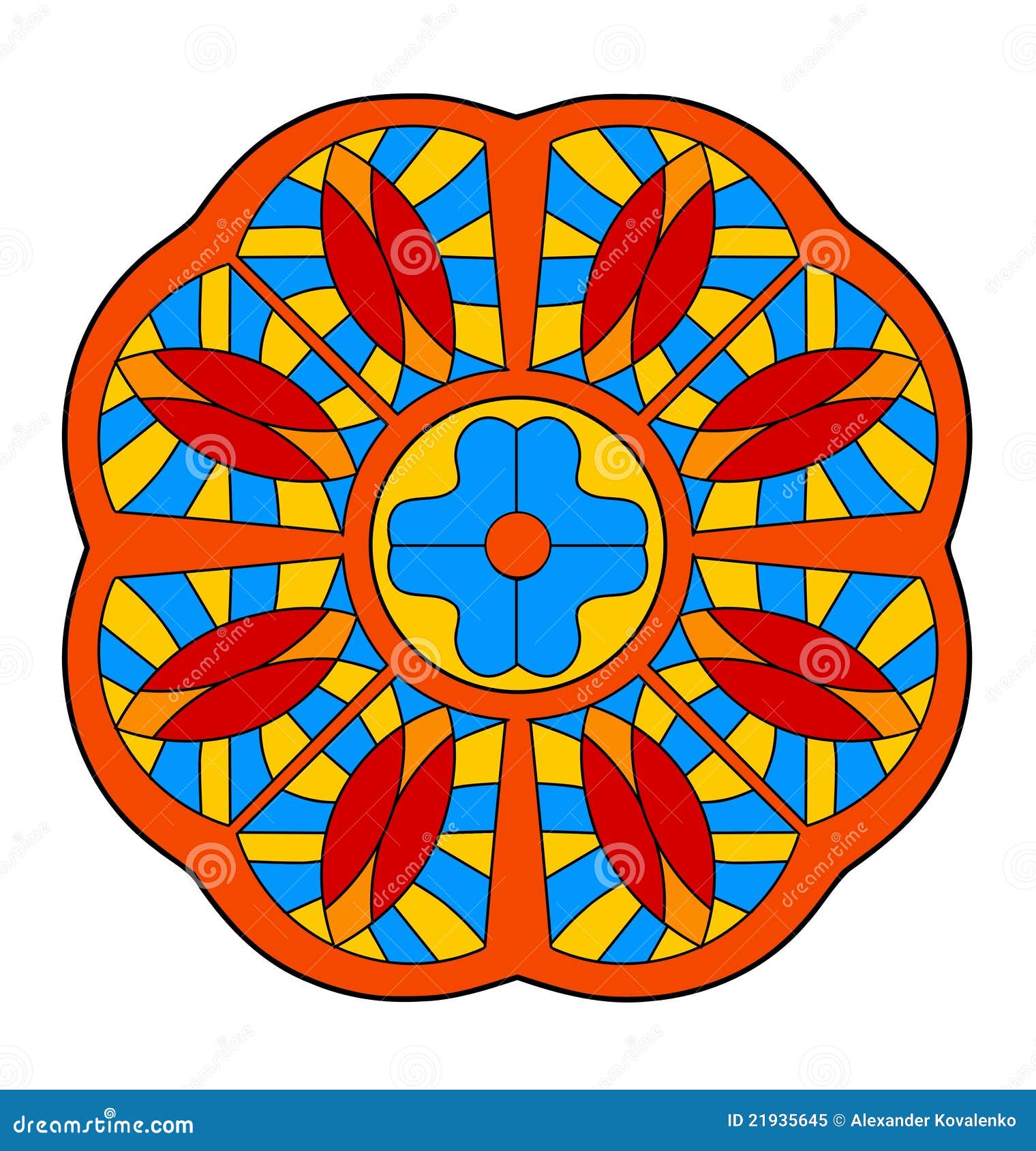 Floral Japanese ornament stock vector. Illustration of ornament - 21935645