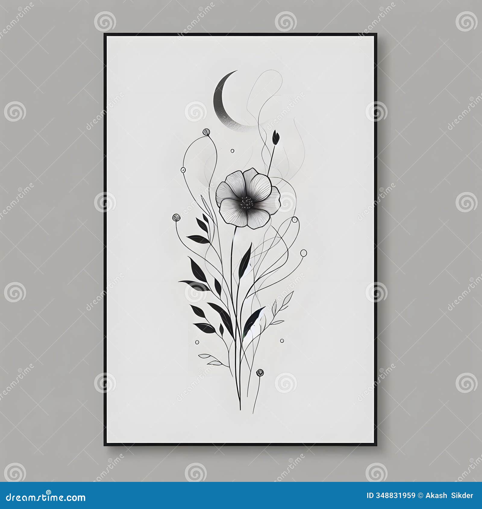 floral line art s